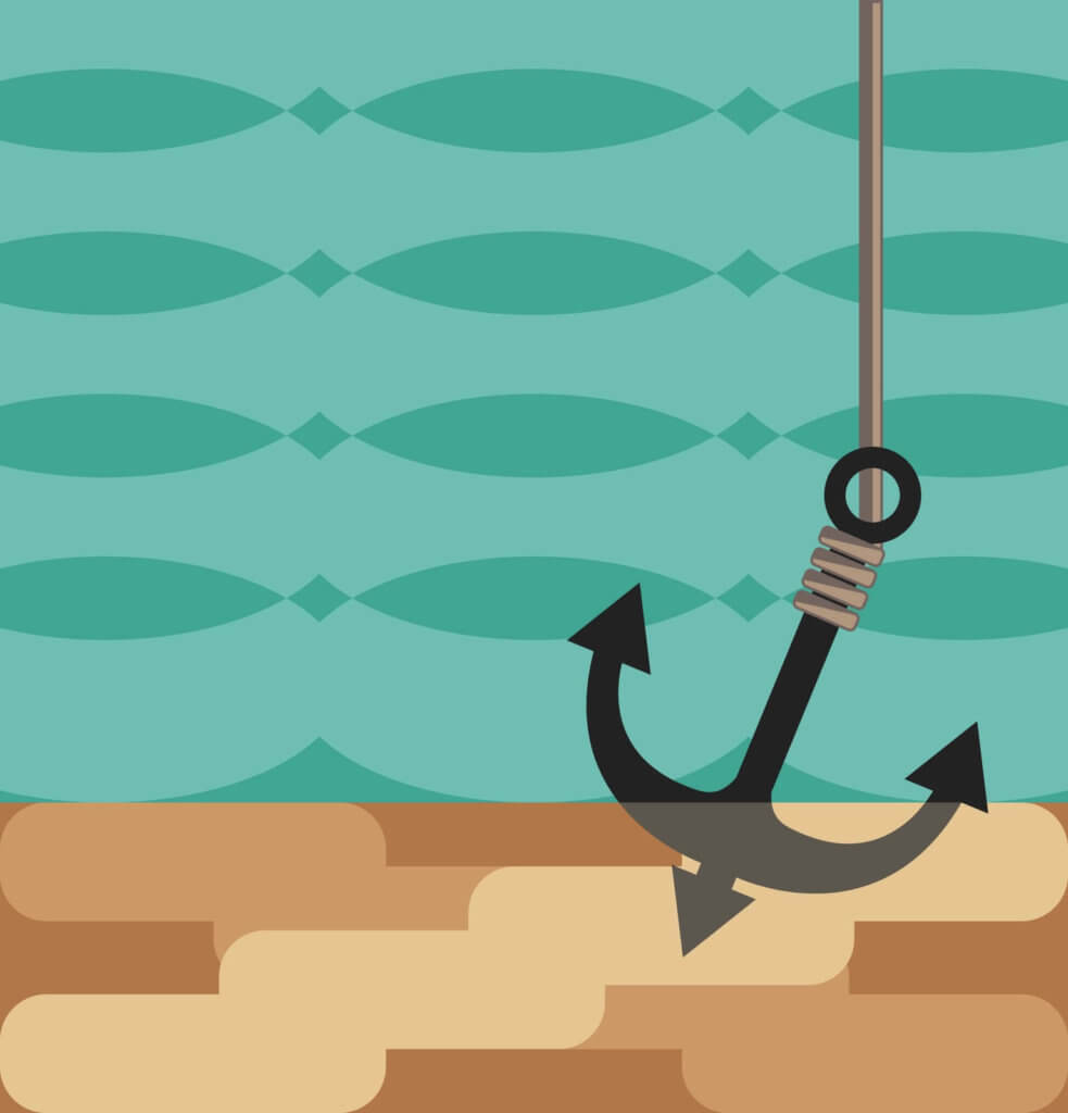 anchor-under-water