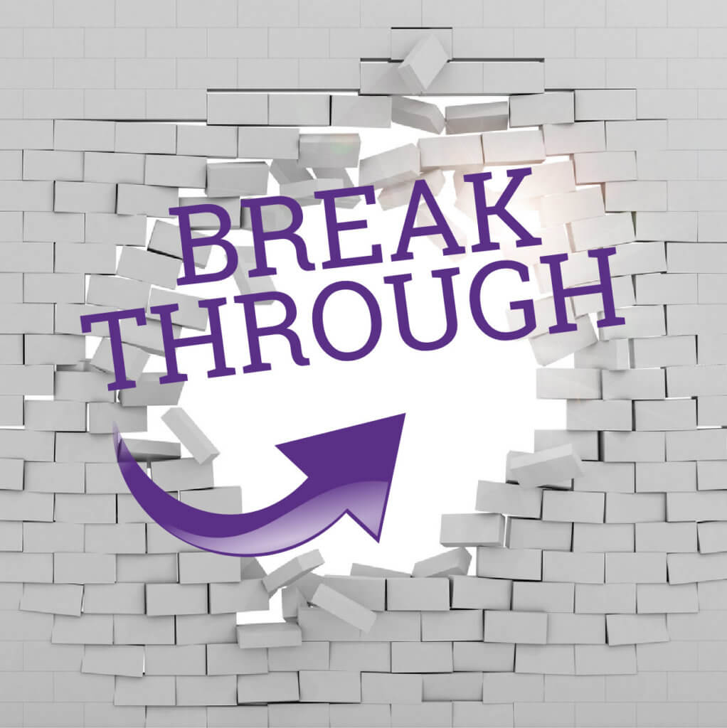 BREAK THROUGH square