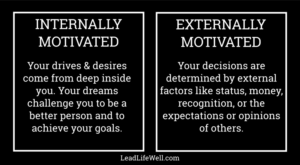 internal-external motivators